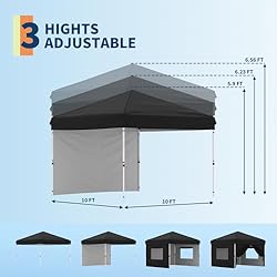 10x10FT Pop Up Canopy Tent