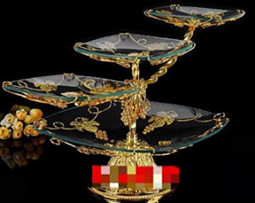 Amazon Com 4 Tier Crystal Glass Serving Platter Perfect For