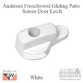 Andersen Screen Door Latch in White 1991 to Present