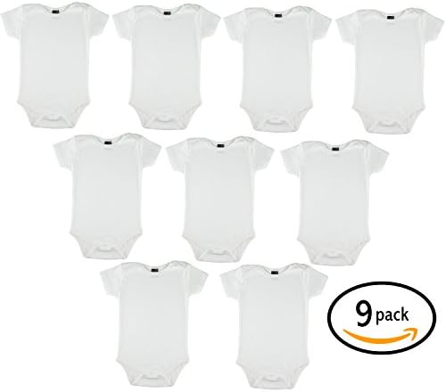 Little Pipers Baby Soft Natural Cotton White Undershirts Bodysuits