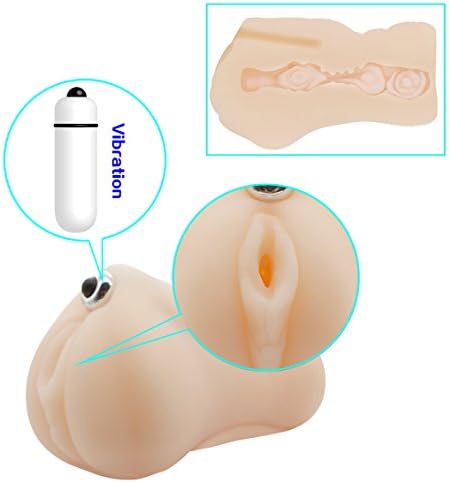 3D Male P-oc-ke-t Pu-ss-y Male V-i-b-rating Mas-turba-tors Realistic Va-gina Str-oker for Men Toy Cup