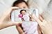 Pearhead Holiday Shaped First Year Holiday Milestone Photo Sharing Baby Belly Stickers
