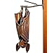 Modern Artisans Hanging Metal Garden Bat, American Handmade: Closed Wings, Facing Right