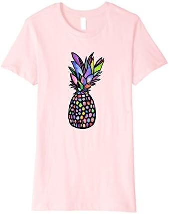 Women's Pineapple T-Shirt Large Pink