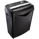 AmazonBasics 6-Sheet Cross-Cut Paper and Credit Card Shredder