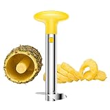 Pineapple Peeler, [Upgraded] SameTech Stainless Steel Pineapple Core Remover Slicer Tool for Home & Kitchen with Sharp Blade for Diced Fruit Rings