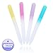 Bona Fide Beauty Genuine Czech Crystal Glass Nail Files - Gentle Nail Care - Designed for Regular Use - File in Any Direction