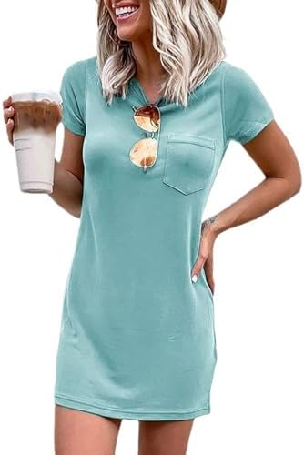 t shirt swing dress with pockets SHOWITTY 2-Pack Women's Casual T-Shirt Dresses with Pockets Relaxed Showitty