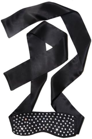 LUZ DE LA RIVA CAMILLE LUXURY BLINDFOLD - BLACK
