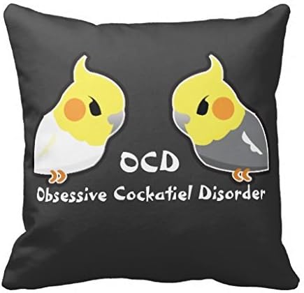 Obsessive Cockatiel Disorder 18*18 pillow Case