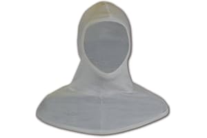 MAGID GLOVE & SAFETY MAGID Flame Resistant (FR) Long Style Nomex Balaclava, 1 Hood, National Safety Apparel Long Style Hood, White, NOM20, 1 Pairs, (NOM20)