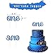 147 Pcs Baby Boy 1st Birthday Decorations Blue One Garlands Arch Kit with Boxes for First Birthday Baby Shower Party Supplies