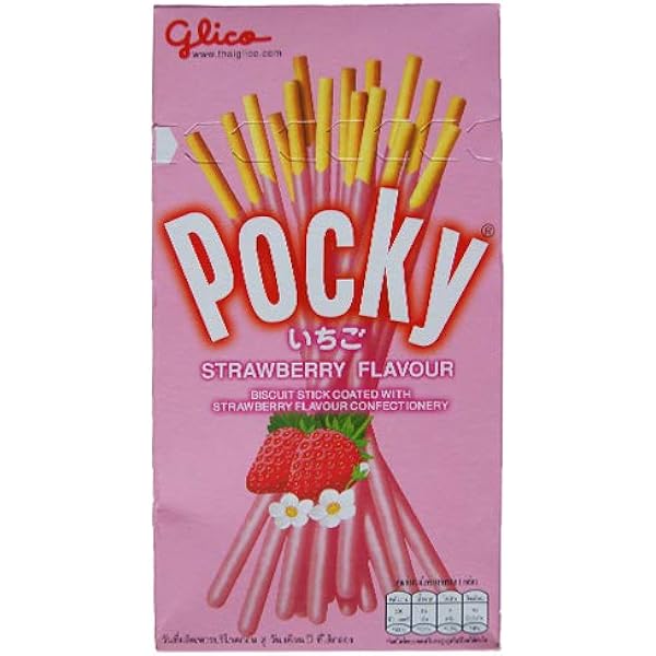 Caja de 45g Strawberry Pocky con 10: Amazon.es: Alimentación y bebidas