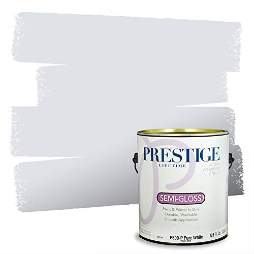 PRESTIGE Paints Interior Paint and Primer In One, 1-Gallon, Semi-Gloss, Compara…