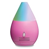 SpaRoom Mini Scentifier USB Powered Portable Essential Oil Diffuser - Color Changing Fragrance Diffuser - For Work or Travel, Pink