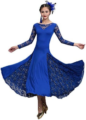 NAKOKOU Modern Dance Costumes Practice Dress Adult Long Sleeve