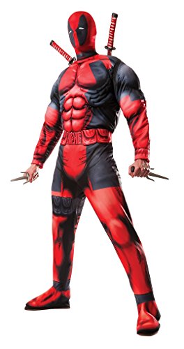 Adult Deluxe Muscle Chest Deadpool Costume - Marvel Comics