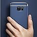 Coohole Electroplate Hard Shockproof Case Cover for Samsung Galaxy S7 Edge, Blue
