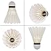 Senston A30 12Pcs All-Round Goose Feather Shuttlecocks Badminton Birdies with High Stability and Durability Badminton Ball(1 Dozen)