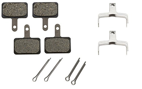 SHIMANO 2 Pairs Disc Brake Pads & Spring B01S (Resin)