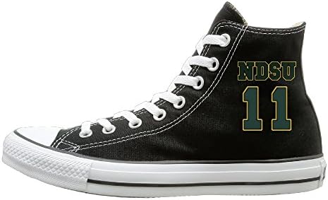 18GCGH Ndsu Carson Number 11 Logo Canvas Shoes Sneakers Slip On Shoes 40 Black