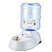 Flexzion Pet Water Dispenser Station, Self Replenish Pet Waterer Automatic Gravity Fed Drinking Fountain Stand with Antimicrobial Plastic for Dog Cat Animal – (3 Gallon)thumb 1