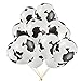 SBYURE 36 Pcs Funny Cow Print Latex Balloons 12