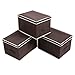 Finnhomy Foldable Storage Cube Fabric Basket Bins Closet Drawers, Set of 6