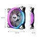 Aigo Aurora C3 Kit 3 Pack RGB Case Fan LED 120mm Speed Controllable High Performance High Airflow Adjustable Color PC CPU Computer Case Cooling Cooler With Controller