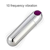 Portable Waterproof Rechargeable 10 Speed Mini Bullet Vibrator Clitoris Vagina Stimulator Wand Massager Adult Sex Toys for Women