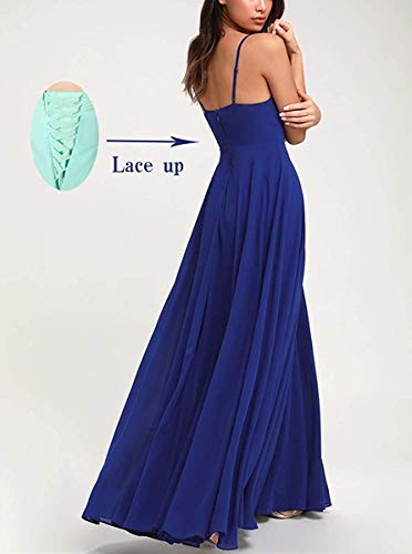 5 Spaghetti+Bridesmaid+Dresses+Chiffon+Evening