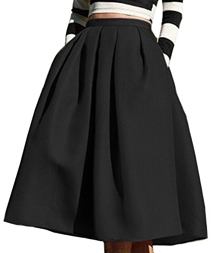 Face n face women s high waisted a line street skirt sk…