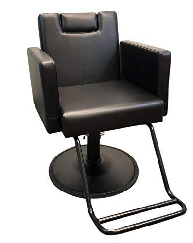 DevLon NorthWest Black Reclining Salon Chair Hydraulic Barber Chair Styling Salon Work Station Shampoo (BARBER CHAIR) - Thumbnail 7