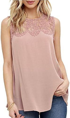 HMX Womens Round Neck Lightweight Hollow Out Shirt Tops M Pink