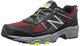 New Balance Men's MT410V4 Trail Shoe, Red/Black, 9.5 D US