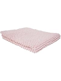 J & M Home Fashions Popcorn Bath Rug, 22-Inch by 30-Inch, Pink