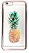 IPhone 6/6s Case, YogaCase MetalEdge Silicone Back Protective Cover (Pineapples Rose Gold)