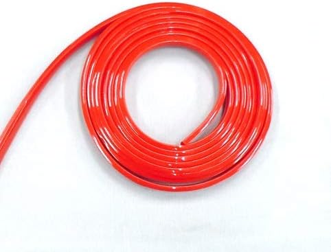 5ｍ 赤艶ドアエッジモール ドア パーツ 車 バイク Amazon