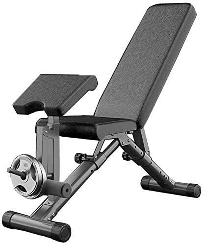 ZAQXSW Weight Bench Adjustable Dumbbell Bench-Exercise Utility Bench for Upright, Incline, Decline, and Flat Exercise