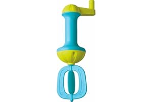 HABA Toddler Bath Toys: Bubble Bath Kids Whisk - for Kids' Sensory Play, Motor Skills, and Bath Time Fun, Blue