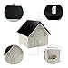BIG DEAL Ultrasonic Outdoor Dog Bark Controller Sonic Bark Deterrent in Newest Birdhouse Shape, No Harm To Dog or other Pets, Plant, Human, Easy Hanging/Mounting On Tree, Wall, Or Fence Post (Black)
