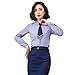 HANERDUN Womens Tie Bowtie Ladies Pre Tied Silk Necktie Costume Accessory Gift Idea Black