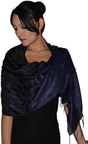 Moroccan Shoulder Shawl Breathable Oblong Head Scarf Silky Soft Exquisite Wrap