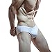 Only Faith Men Cotton Disposable Travel Underwear Shorts Briefs 5 pcs, white (XXL(34.2