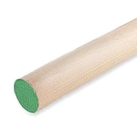 Cindoco R71648 7/16" x 48" Hardwood Dowel Color Coded Green