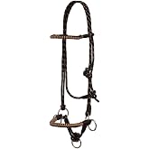 Mustang Side Pull Rope Halter with Braided Nose