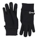 Tough Outdoors Touch Screen Gloves - Thermal Glove Liners Designed for Running, Skiing, Snowboarding, Cycling & Texting - 90% Nylon 10% Spandex Reinforced Blend - Fits Men & Women