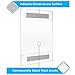 Acrylic Sign Holder 8.5 x 11 [Set of 12] for Wall Display | Clear Sign Holders 8.5x11 Acrylic Sign Holder | Plastic Document Holder, Promotional Display, Business & Store Sign Holders