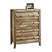 Sauder Dakota Pass 4-Drawer Chest, Craftsman Oak finish