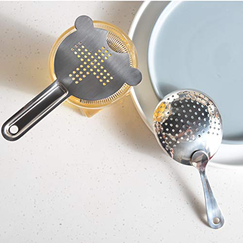 Jillmo Cocktail Strainer Set, 3pcs Bar Strainers Pricepulse